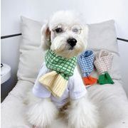 犬服   ペット服  猫犬兼用 犬用スカーフ ドッグウエア   ペット用品  可愛い ネコ雑貨3色