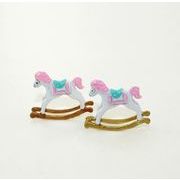 木馬   模型  インテリア置物  ミニチュア   デコレーション   デコパーツ  ドールハウス用