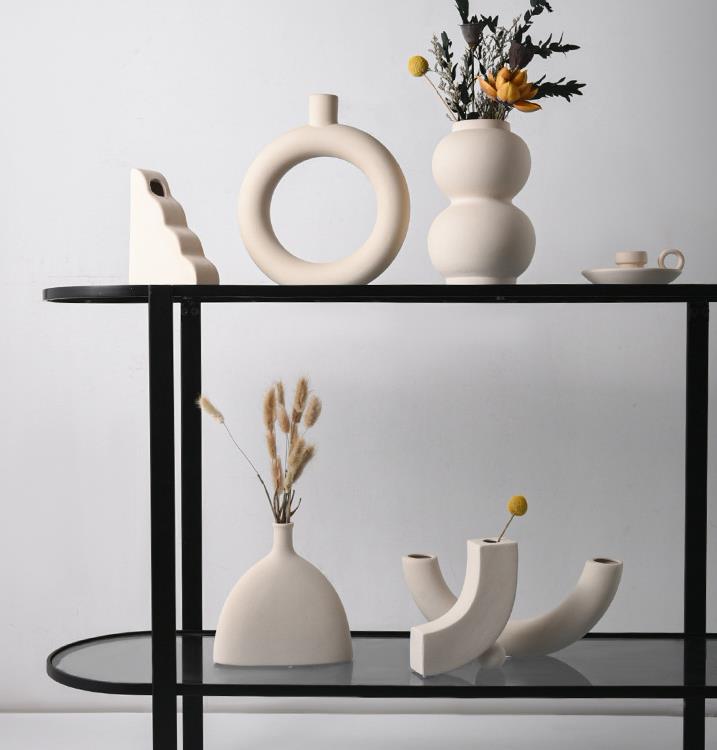 新品 インテリア 陶器花瓶 デザインセンス 家具 装飾 撮影道具 9