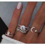 超人気★アクセサリー★女性の指輪★指輪★リング★ファッション 5点セット