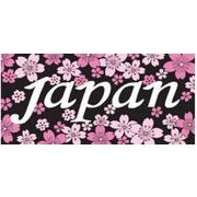 FJK 日本のTシャツ お土産 Tシャツ 桜JAPAN 黒 Sサイズ T-220B-S