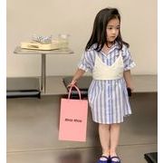 子供用のスカート  ワンピース  2023夏新作  韓国子供服  キャミソールワンピース キッズ服 90-130CM