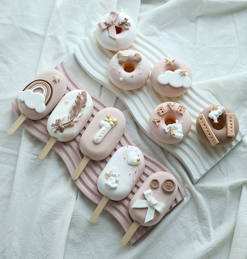 ピンク    アイスクリーム    飾り    ドーナツ    かわいい    置物    模型    写真撮影道具