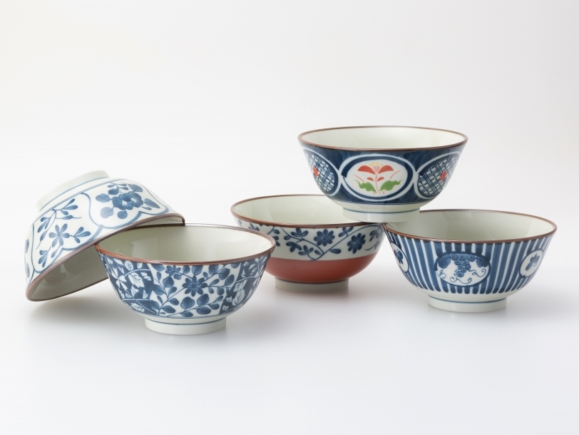 染付　海辺絵　向附　5枚セット　※メルカリのみ出品 染付 海辺絵 向附 5枚セット ※メルカリのみ出品 【公式通販】