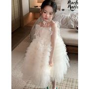 人気新品   ワンピース   韓国風子供服  キッズ服  キャミソールワンピース 2色