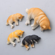INS 人気   冷蔵庫シール   ファション小物   置物 飾り  超可愛い   柴犬の模型  磁気 雑貨   撮影道具