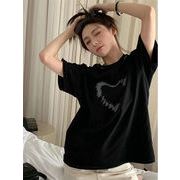 2023夏INS新作★カジュアル 韓国系 デザイン性抜群   気質  Tシャツ