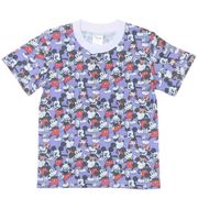 【キッズアパレル】ミッキーマウス＆ミニーマウス 子供用Tシャツ いっぱい パターン キッズ120