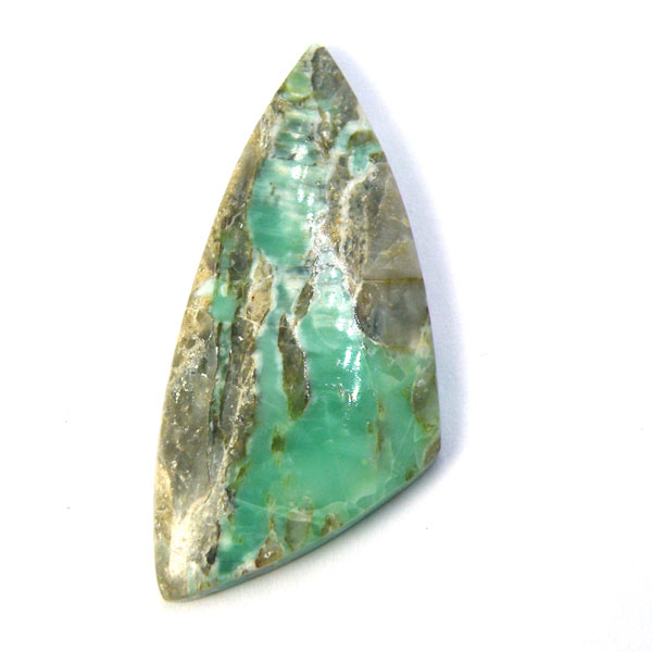 ≪スペシャルルース/即納≫天然石 バリサイト(Variscite) カボション 35.3x14.3x10mm
