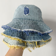 帽子　バケットハット　デニム　韓国ファッション　レディース　春夏
