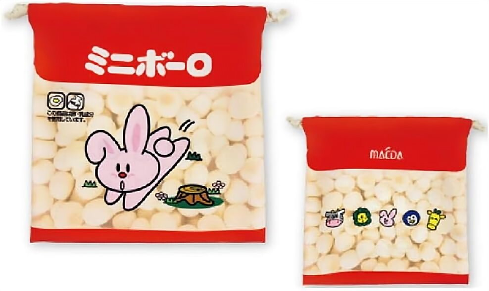 お菓子シリーズフラット巾着 ミニボーロ OC-5530299BO