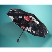 折りたたみ傘 レディース 花柄 3段折りたたみ傘 UVカット 紫外線対策 日傘 雨傘 晴雨兼用