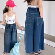【2023夏】韓国風子供服 ベビー服 キッズ 女の子 ロングパンツ デニムパンツ