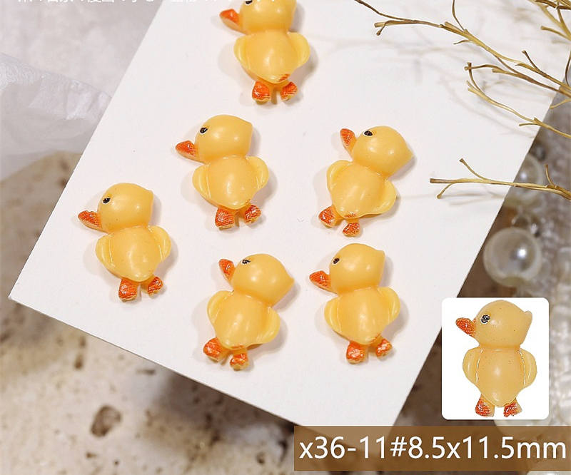 動物 アヒル ネイルアート 可愛い ネイルパーツ 上品 ネイル用品