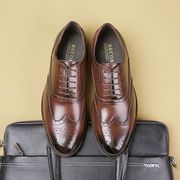 ビジネスシューズ 革靴 紳士靴 メンズ 3E ロングノーズ モンクストラップ ベルト フォーマル リクルート