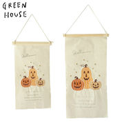 ■GREEN HOUSE(グリーンハウス）■■ハロウィン■　刺繍タペストリー　かぼちゃファミリー