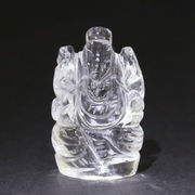 ヒマラヤ水晶 ガネーシャ 彫り物 小 13.6g インド ネパール産 【 一点物 】 天然石 パワーストーン