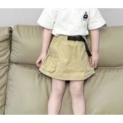 ベビー服   ハーフスカート    簡単な   女の子   韓国風子供服    2023夏新作    ベビー服   90-140CM