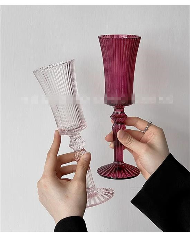 タイムセール限定価格 ハイフット 新婚プレゼント 大人気 洗練された ガラスグラス シャンパンカップ