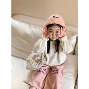 2023年秋新作★子供服★女の子 韓国風 ホワイト セーター 西洋風 ファッション★80-140cm