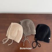 秋冬新作 韓国風  子供用  帽子  子供帽子   ハット  ニット  ファッション 男女兼用  3色