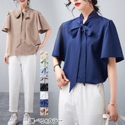 韓国風シャツ　レディースブラウス  トップス シャツ ゆったり　Tシャツ　春夏新作