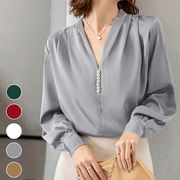 韓国風シャツ　レディースブラウス  トップス シャツ ゆったり　Tシャツ　春夏新作