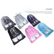 超安い　韓国風トラベルシューズ収納袋ビーム口付きトラベル収納バッグ防水ポータブル機能靴バッグ