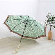 人気沸騰  日傘 雨傘 レディース 花柄長柄 紫外線対策 ちょ ドット  チェック ストライプ 遮光 長傘