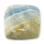 ≪スペシャルルース/即納≫天然石 ブルーシェーライト（blue sceelite）/カボション 13x13x4.4mm