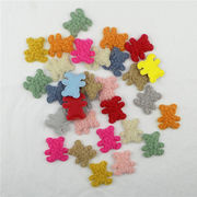 生地 デコパーツ DIY素材 アクセサリー 貼り付けパーツ 手芸材料衣類と靴帽子ヘアアクセサリーパーツ