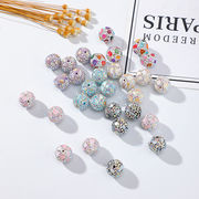 ビーズ 穴ありデコパーツDIY ビーズパーツカスタムボールペン対応 デコ素材 手芸 チェーンパーツ