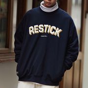 RESTICKユニセックス　メンズ　パーカー　長袖　シャツ　カジュアル　大きいサイズ　ストリート系　正規品