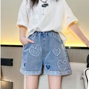 韓国風子供服 2023新作 ins大人気 パンツ キッズ服 女の子 ジーンズ  100-170cm