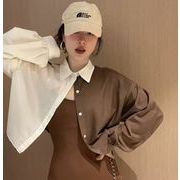 2023春秋新作 トップス 女 レディース 長袖 シャツ ブラウス インナー