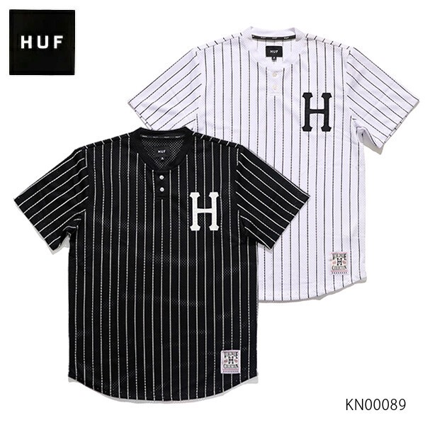 ハフ【HUF】BRONX HNLEY ヘンリーネックシャツ ロゴ メンズ レディース ...