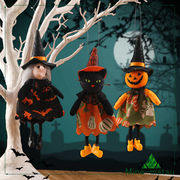 ハロウィーンパーティーの背景装飾 人気 かぼちゃ 巫女 猫 吊り下げ Halloween限定