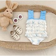 2025 夏新作 韓国風  子供服   ベビー服   つなぎ  水着   キッズ水着  水泳  女の子