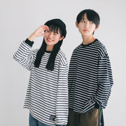 ボーダーワイドロングＴシャツ