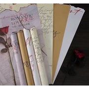 包装資材★DIY素材　花の包装材料　花束包装紙　プレゼンド包装用　4色