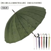 長傘 大きい傘 傘 レディース 高強度24本骨傘 120CM 浮き桜 日傘 軽量 かわいい