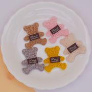 デコパーツ　生地　刺繍アプリッケ　手芸DIY アクセサリー材料　貼り付けパーツ