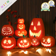 ハロウィン LED ランタン 抜群の存在感 飾り 装飾 飾り付け ライト かぼちゃ halloween 電池式