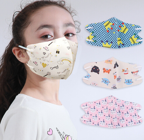 3Dマスク　子供用マスク　3-12歳適用　　飛沫防止　花粉症対策　洗える　紐調節可