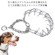 犬 引っ張り防止 首輪 しつけ 訓練 しつけ用カラー チェーンカラー チタン製 小型犬 中