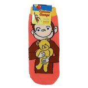 おさるのジョージ レディースソックス くまのぬいぐるみ