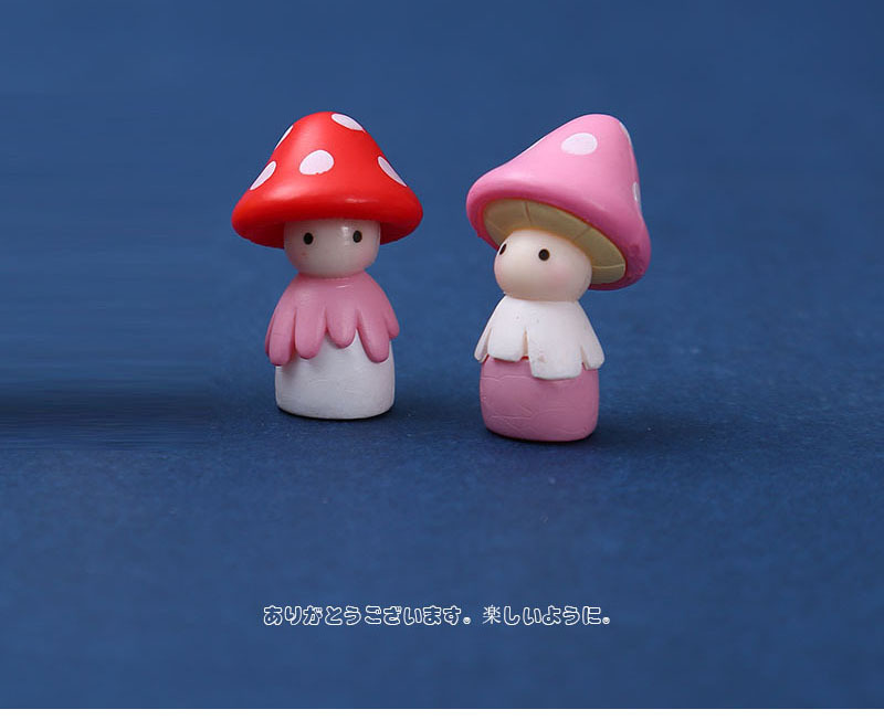 樹脂キノコ 盆栽 工芸品 カクタス 微景観 かわいいキノコ人形