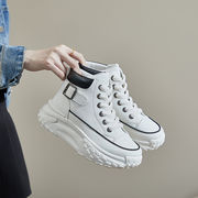 初回送料無料　カジュアルなマドレーヌの白い靴　レーディスファション靴　個性的シューズ　人気商品
