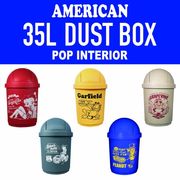 【ドーム型】【アメリカン ダイナー】35L AMERICAN DUST BOX ガーフィールド Betty Boop ゴミ箱