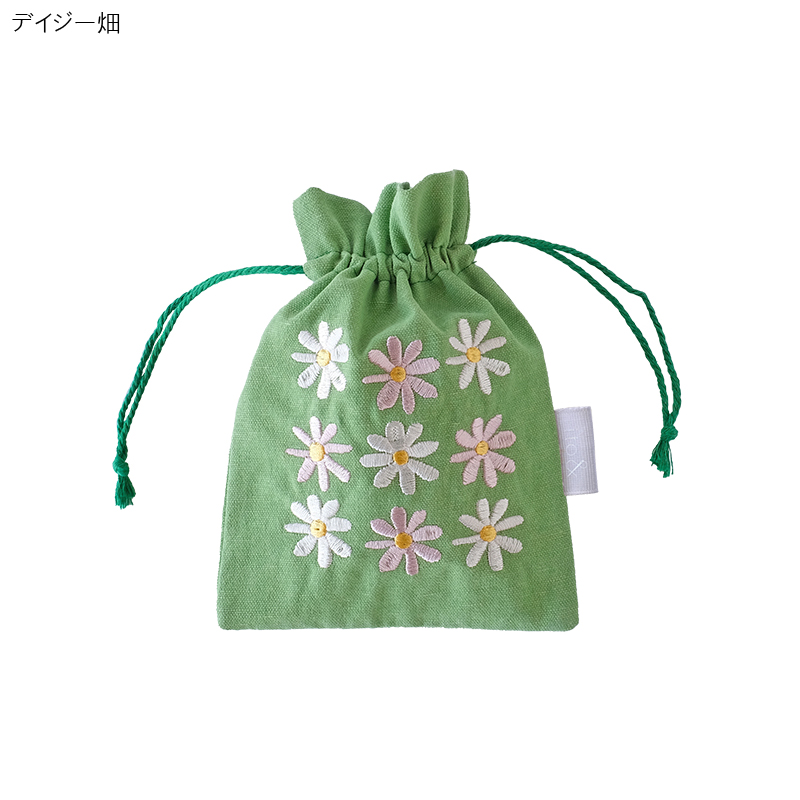 □GREEN HOUSE(グリーンハウス）□ 刺繍巾着袋 Neopop | 卸売